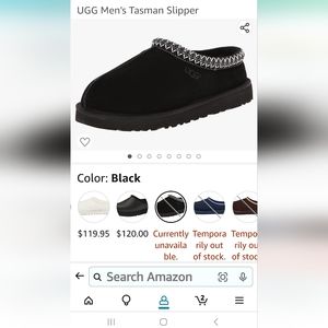 Mens Ugg tasman slipper